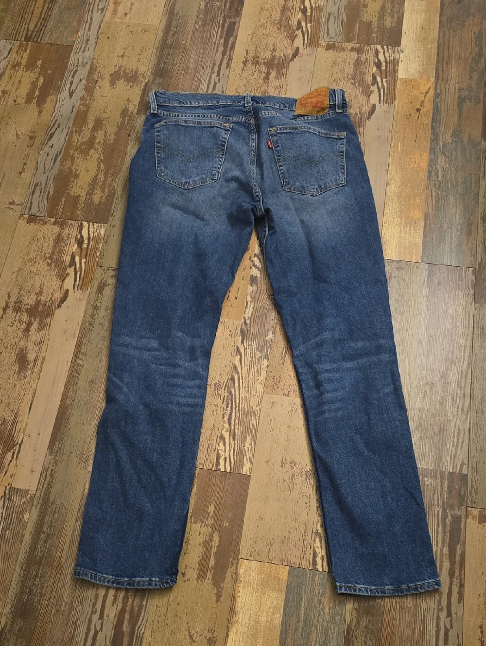 Levi's 511 Denim Blue Jeans Straight Leg Mens Size‎ 36/32